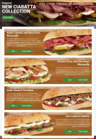 Subway menu