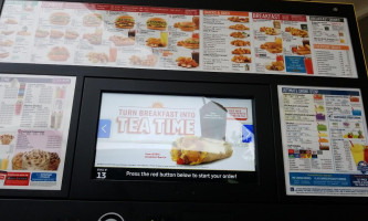 Sonic Drive-in menu