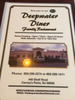 Deepwater Diner menu