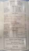 Avellino Pizza menu