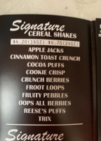 Fink's Delicatessen menu