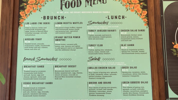 Zocalo Coffee menu