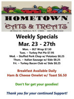 Town Eats And Treats menu