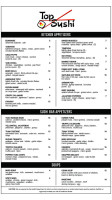 Top Sushi menu