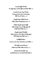 Smithfield Inn menu