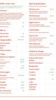 La Rossa Pizzeria menu