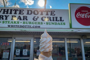 White Dotte Dairy outside