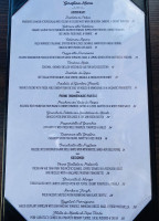 Serafina menu