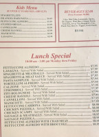 D's Place menu