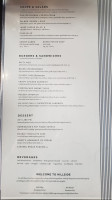 Hillside Fine Grill menu