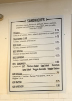 Bagel Street Cafe menu