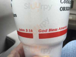 Cook Out menu
