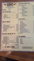 Cheap Charlies menu