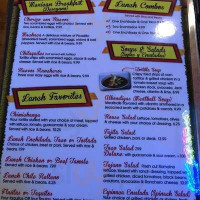 Mazatlan Grill menu