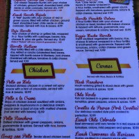 Mazatlan Grill menu