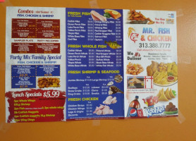 Mr Fish Chicken(lincoln Park) menu