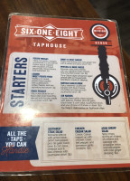 618 Tap House menu