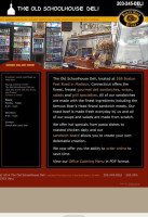 Old School House Deli Llc menu