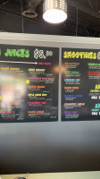 The Juice Cafe menu