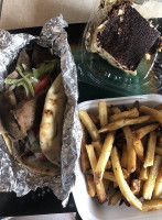 Original Gyro Pizza Hoagies food