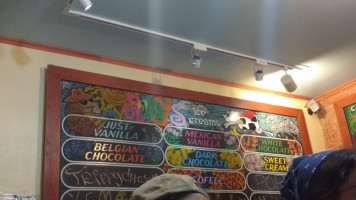 Amy's Ice Creams menu