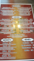 Oasis Mediterranean menu