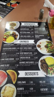 Oasis Mediterranean menu