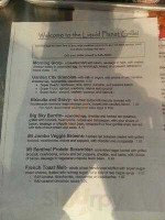 Liquid Planet Grille menu