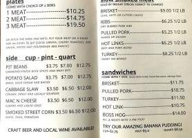 Central Coast Meat Market menu