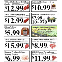 Niagara County Produce menu