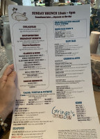 Gringo’s Oyster menu