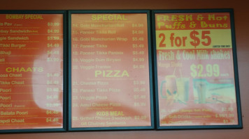 Napoli Pizzeria menu