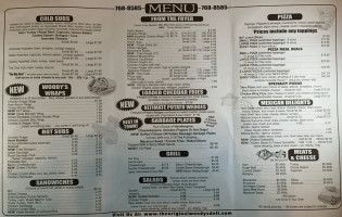 Woody's Deli menu