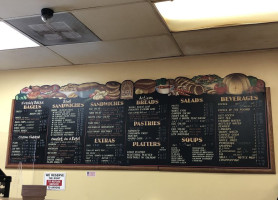 The Bagel Factory menu