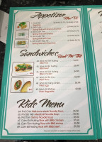 Pho Anh And Grill menu