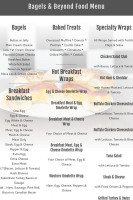 Bagels Beyond menu