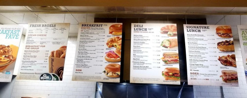 Manhattan Bagel menu