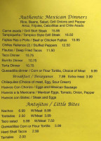 Fuego Taco menu