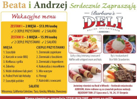 Barbara's Polish Deli Inc menu