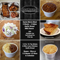 Santa Maria Bbq On Site Catering menu