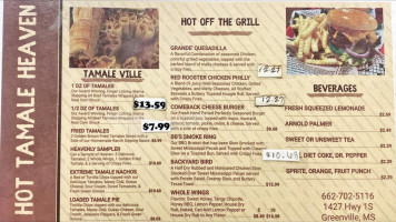 Andalus Mediterranean Grill menu