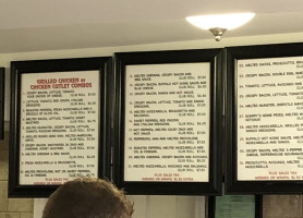 Scaperrottas Deli menu