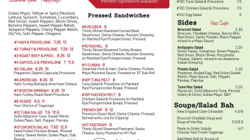 Mountainhome Deli Cafe menu