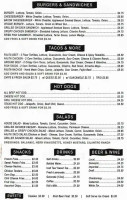 The Lake House menu