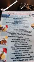 Rosita Mexican And Salvadorean menu