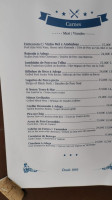 Estelle Wine Bistro menu