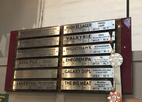 Enegren Brewing Company menu