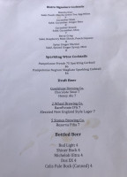 Texas Bistro At Park View menu