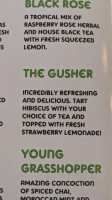 Finn's menu