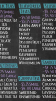 Chewy Boba Company menu